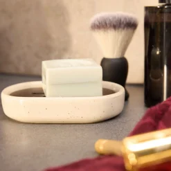 MÖVE Seifenspender & -Schalen-Aura Seifenschale(creme)