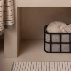 MÖVE Aufbewahrungsboxen-Bamboo Aufbewahrungskorb(black/grey)