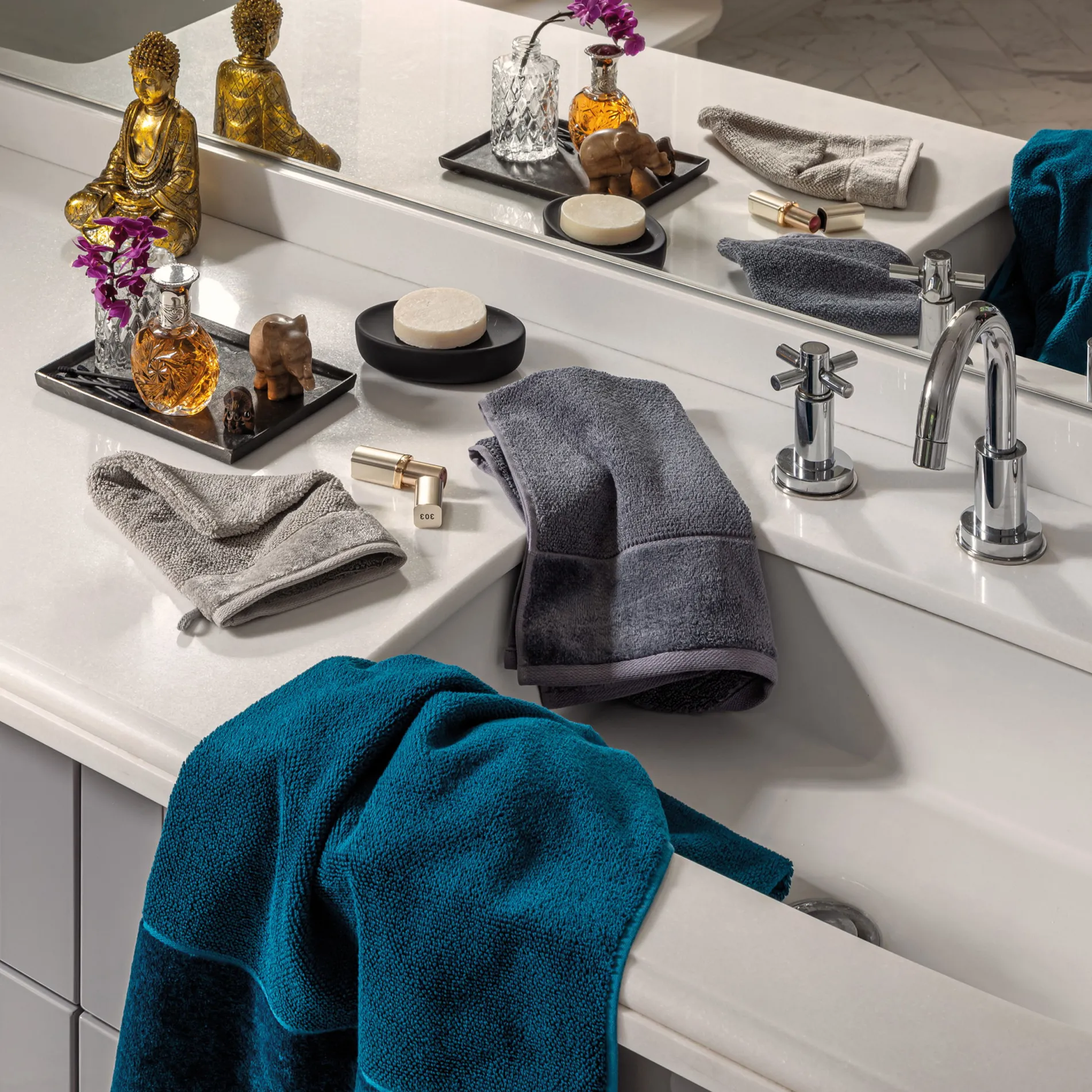 MÖVE Seiftücher|Kleine Handtücher-Bamboo Luxe Seiftuch 30X30 cm(ginger)