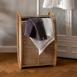 MÖVE Wäschekörbe-Bamboo Wäschekorb(wood)
