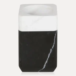 MÖVE Zahnputzbecher-Black & White Zahnbürstenhalter(black/snow)