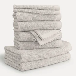 MÖVE Handtuchsets-Bliss Handtuchset 10-TLG(silver grey)