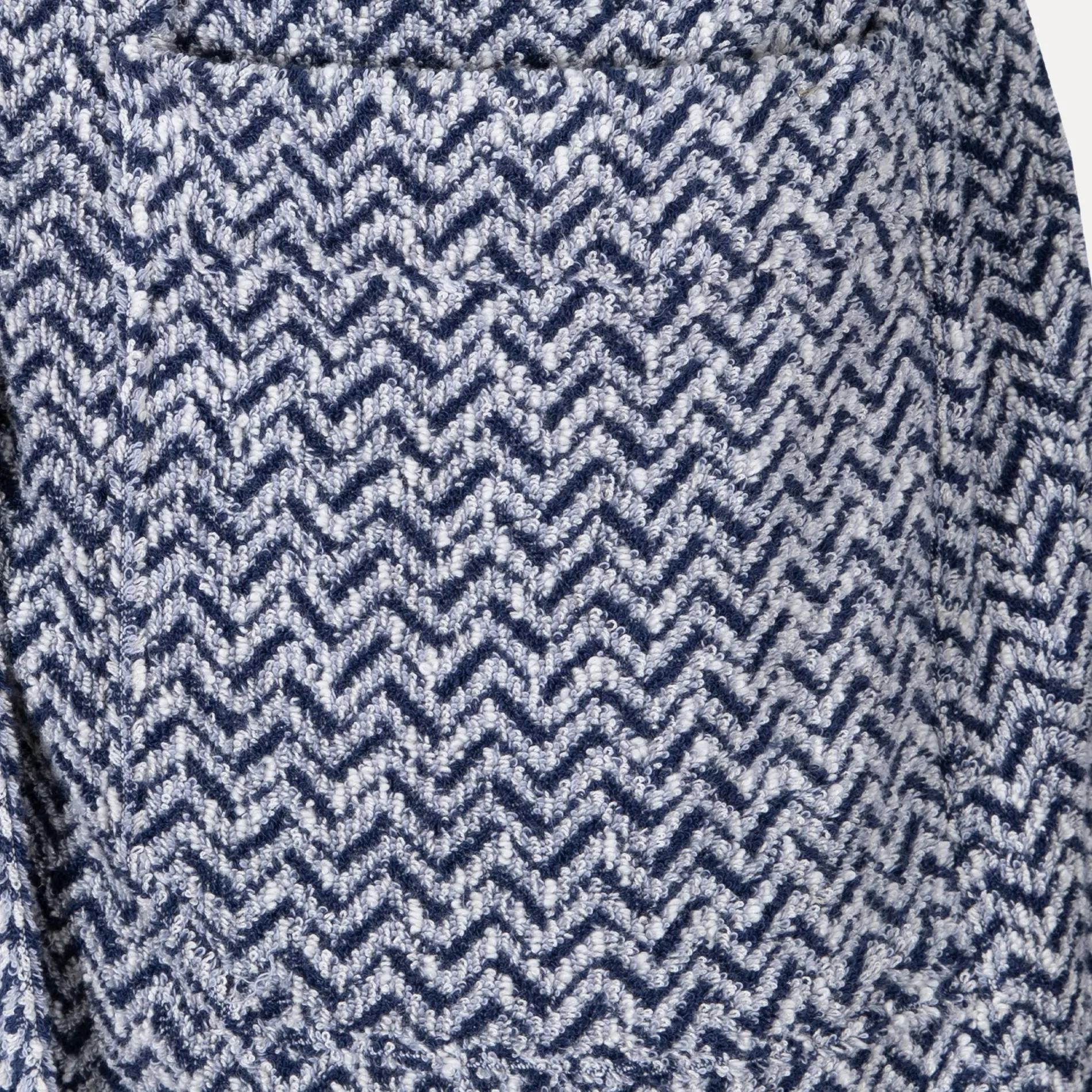 Damen MÖVE Damen|Herren-Brooklyn Bademantel mit Kapuze blau(nature/deep sea)