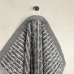 MÖVE Duschtücher-Brooklyn Duschtuch 80X150 cm(nature/black)