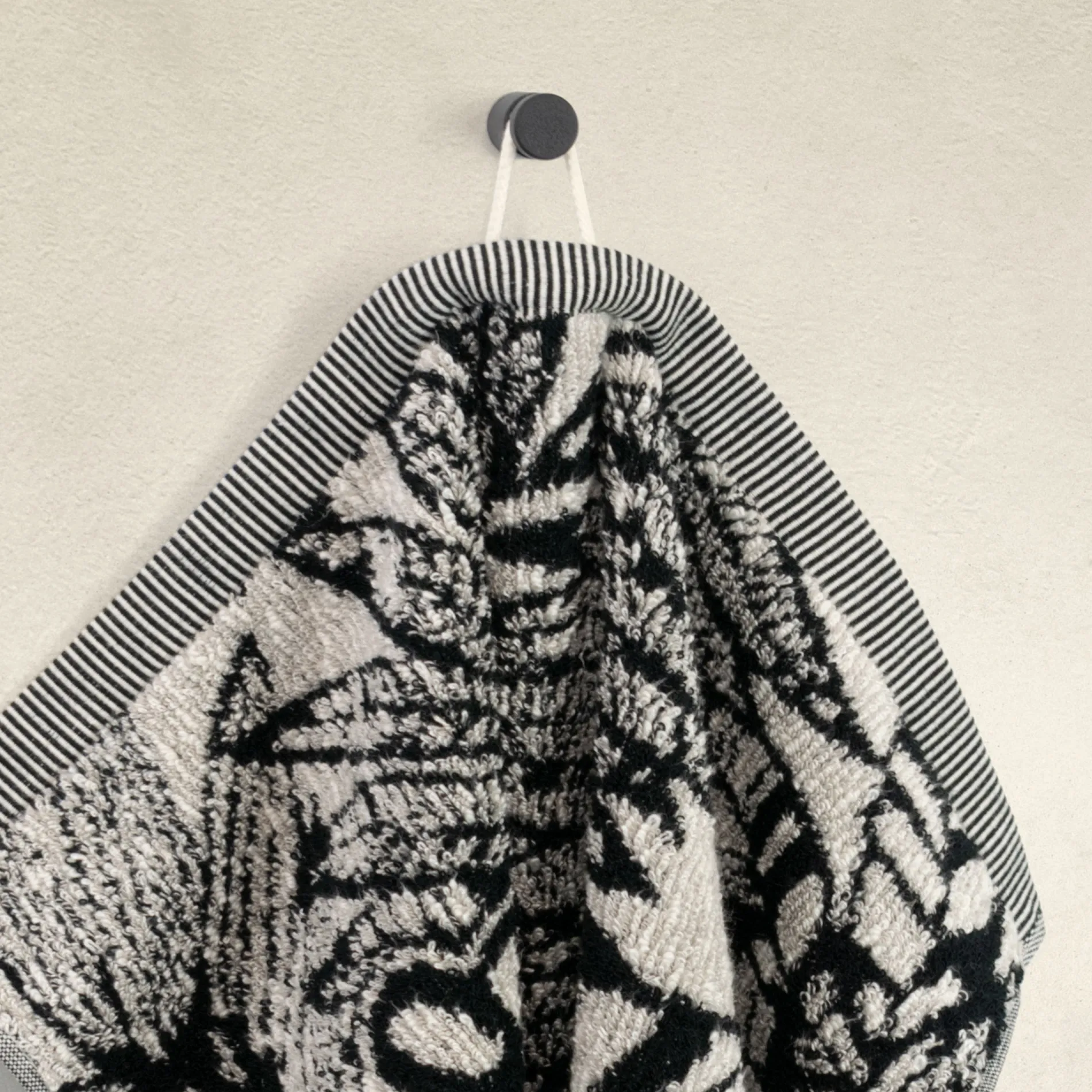 MÖVE Duschtücher-Brooklyn Duschtuch 80X150 cm(nature/black)