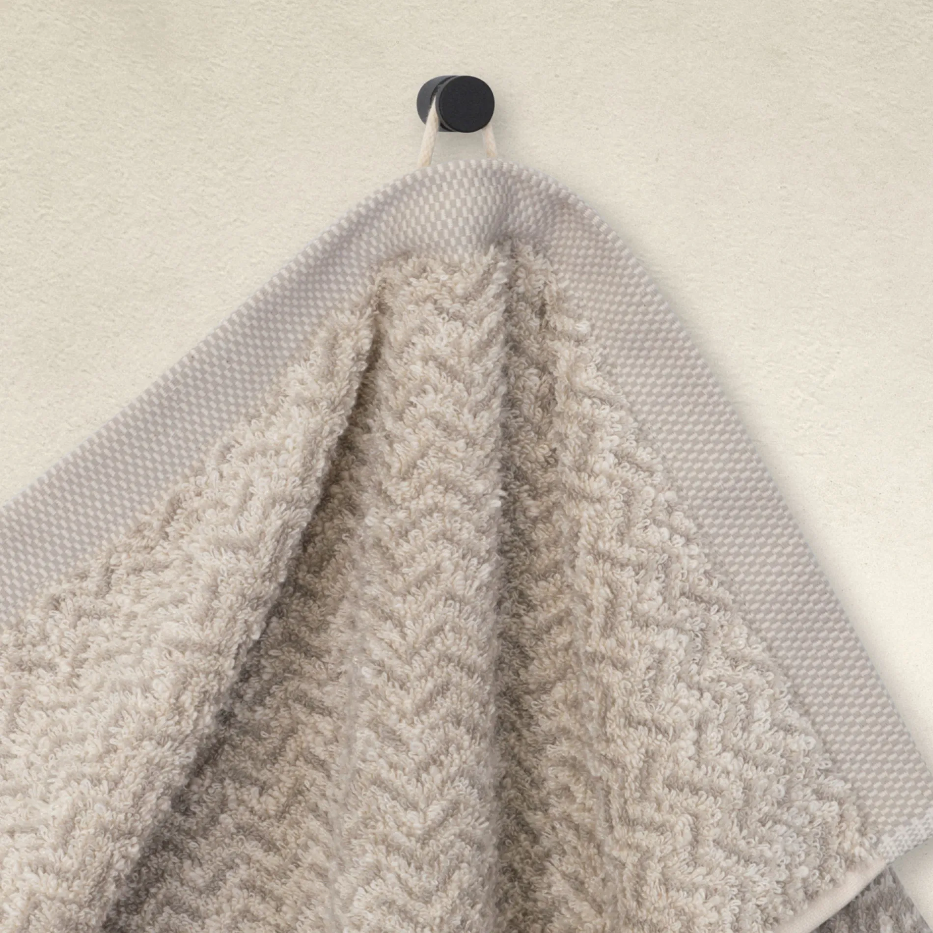 MÖVE Gästehandtücher|Kleine Handtücher-Brooklyn Gästetuch 50X30 cm(nature/cashmere)