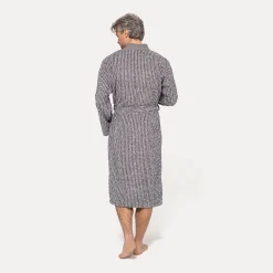 Damen MÖVE Damen|Herren-Brooklyn Kimono schwarz(nature/black/Stepper Karos)