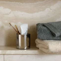 MÖVE Zahnputzbecher-Deco Zahnbürstenhalter(silver)