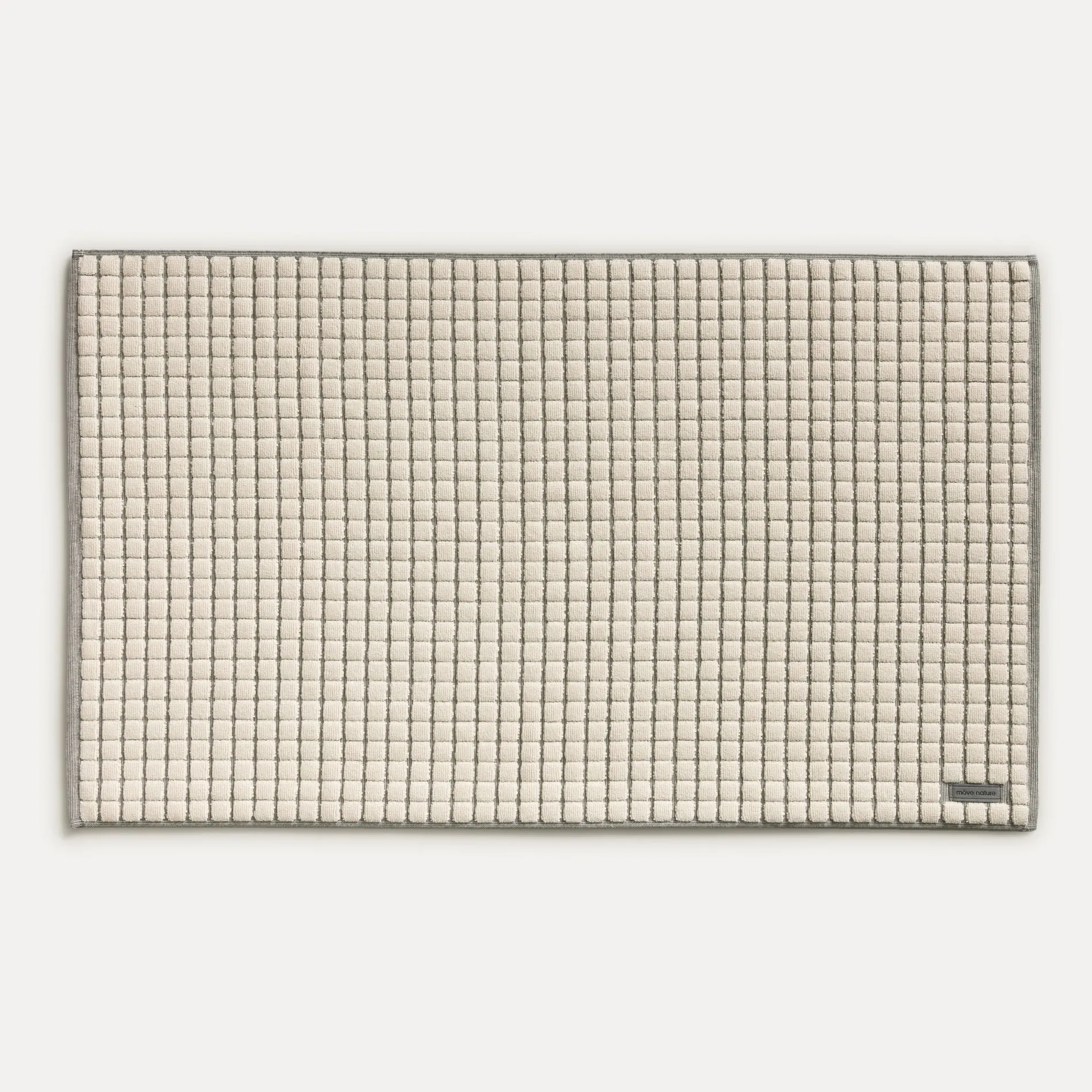 MÖVE Badteppiche-Eden Badteppich 60X100 cm(nature/black)