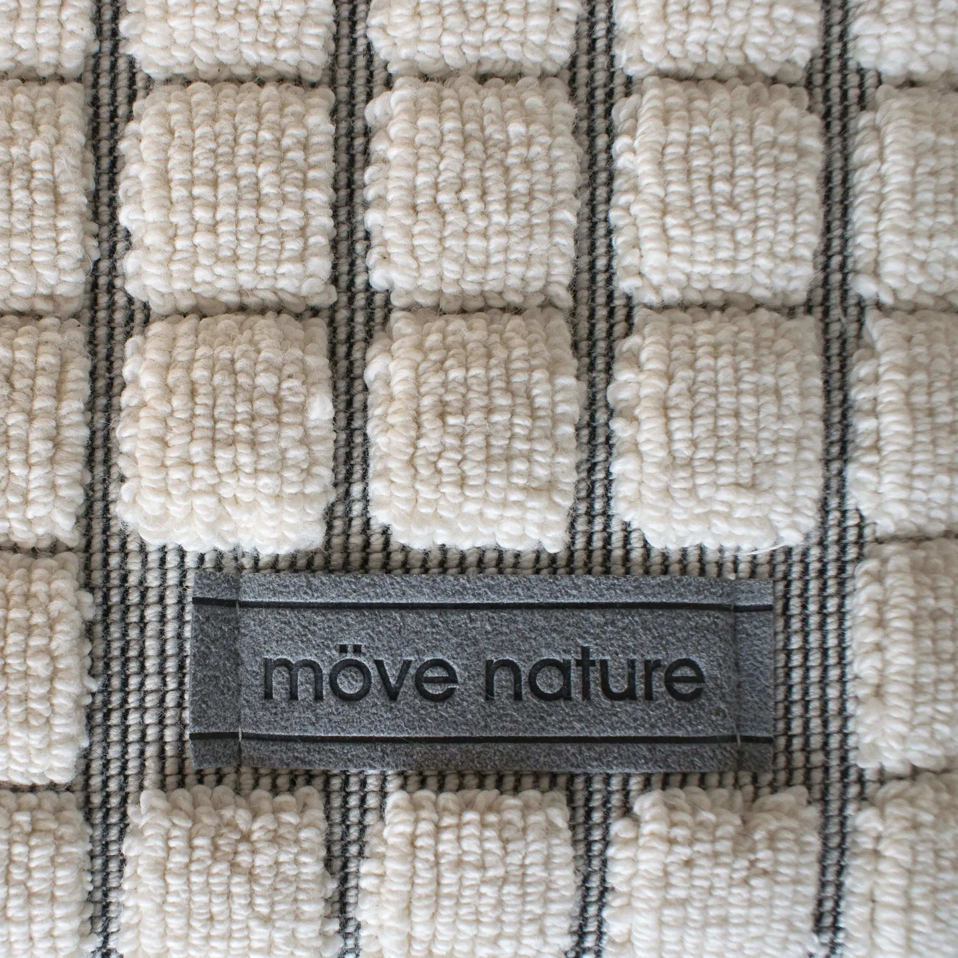 MÖVE Badteppiche-Eden Badteppich 60X100 cm(nature/black)