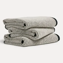 MÖVE Duschtücher-Eden Duschtuch 80X150 cm(nature/black)