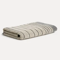 MÖVE Duschtücher-Eden Duschtuch 80X150 cm(nature/black)