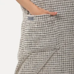 Damen MÖVE Damen|Saunabademäntel-Eden Sarong Gr. 40/48(nature/black)