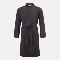 Damen MÖVE Damen|Herren-Homewear Kimono grau(graphite)