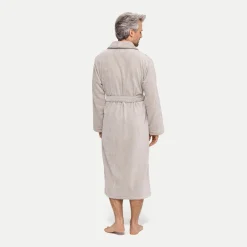 Damen MÖVE Damen|Herren-Homewear Schalkragenmantel grau(silver grey)