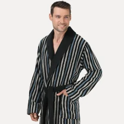 MÖVE Unisex-Illusions Schalkragenmantel gemustert(multicolor)