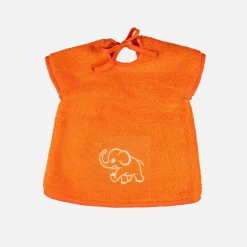 MÖVE Kleine Handtücher|Kinder-KIDS Lätzchen 47x47 cm(weiß / orange)