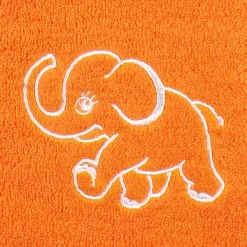 MÖVE Kleine Handtücher|Kinder-KIDS Lätzchen 47x47 cm(weiß / orange)