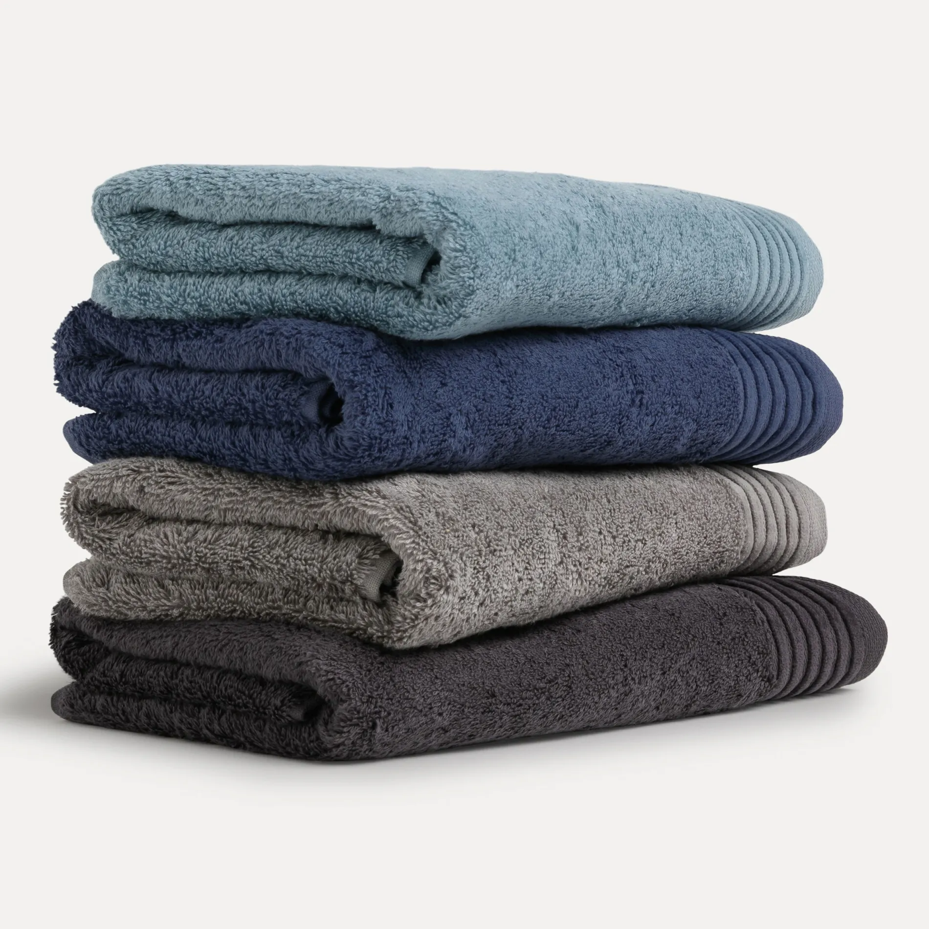 MÖVE Duschtücher-Loft Duschtuch 80X150 cm(graphite)