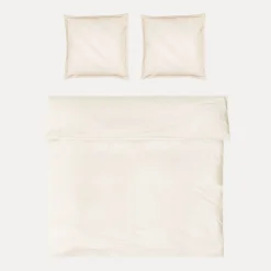 MÖVE Bettbezüge|Bettwäsche 200X200-Luxury Bettwäsche 200x200 cm + 2x80x80 cm(champagne)