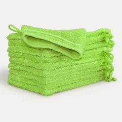 MÖVE Handtuchsets|Waschhandschuhe-New Classic Waschhandschuhset 10-TLG(wild lime)