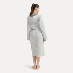 Damen MÖVE Damen|Mit Kapuze-New Heritage Bademantel mit Kapuze grau(nature/black)