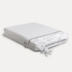 MÖVE Bettbezüge|Bettwäsche 200X200-Noblesse Bettwäsche 200x200 cm + 2x80x80 cm(white/grey)