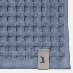 MÖVE Gästehandtücher|Kleine Handtücher-Piquée Gästetuch 40X70 cm(steel blue)