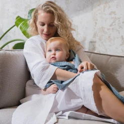 MÖVE Seiftücher|Kleine Handtücher-Piquée Seiftuch 30X30 cm(steel blue)