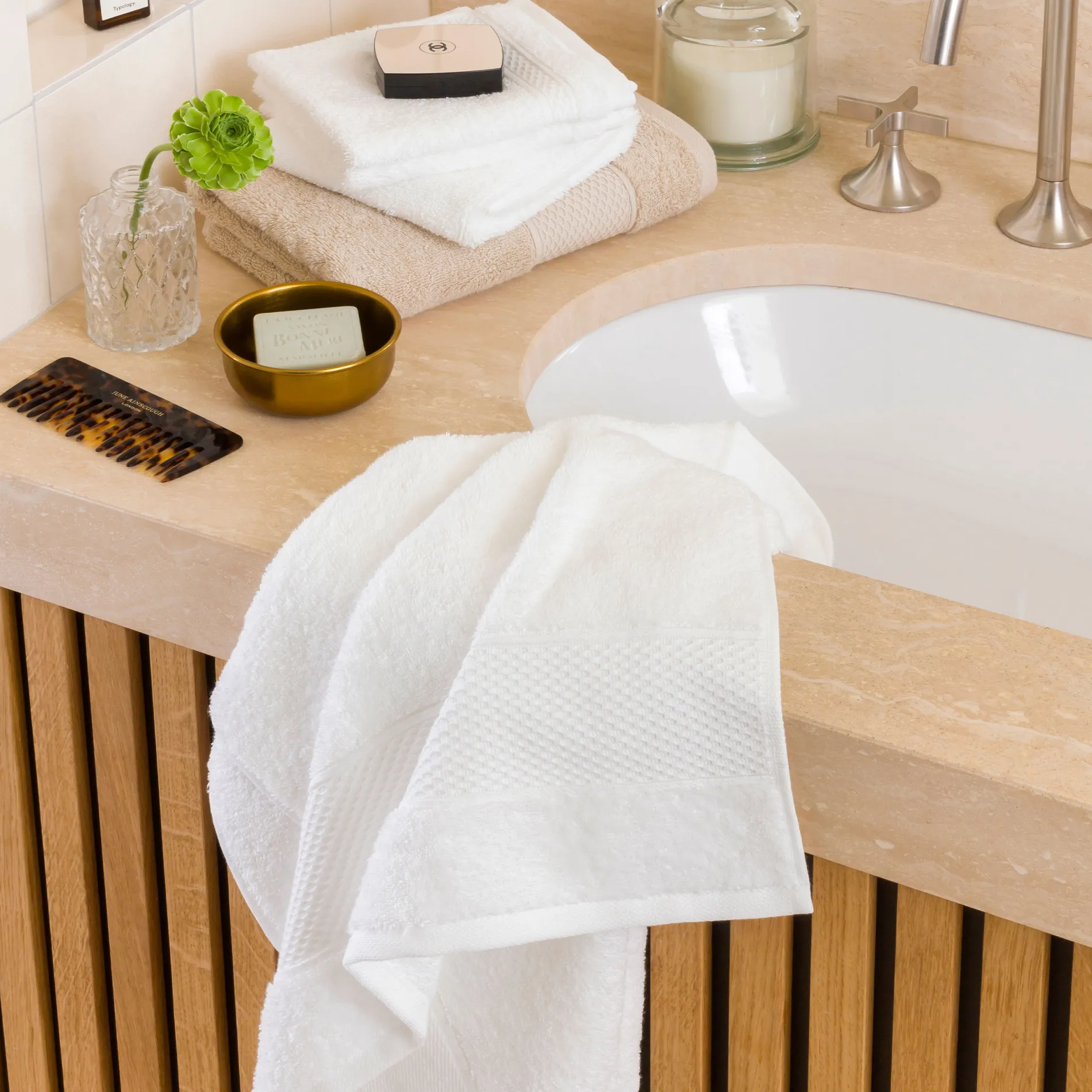 MÖVE Handtücher-Pure Luxury Handtuch 50X100 cm(snow)