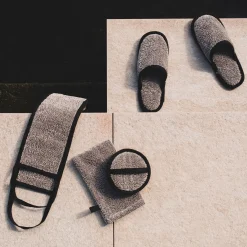 MÖVE Saunatücher|Pantoffeln-Sauna Pantoffeln grau(nature/black)