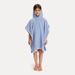Kinder MÖVE Kinder-Soft Hug Poncho blau(aqua)