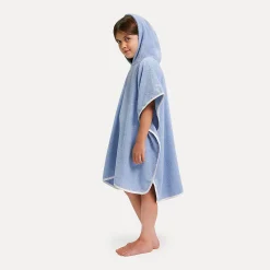 Kinder MÖVE Kinder-Soft Hug Poncho blau(aqua)