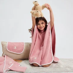 Kinder MÖVE Kinder-Soft Hug Poncho rosa(rosette)