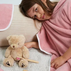 Kinder MÖVE Kinder-Soft Hug Poncho rosa(rosette)