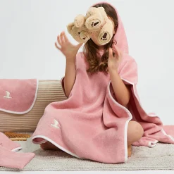 Kinder MÖVE Kinder-Soft Hug Poncho rosa(rosette)