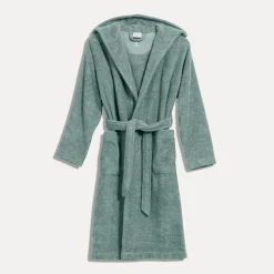 Kinder MÖVE Kinder-Superwuschel Bademantel mit Kapuze grün(tea)