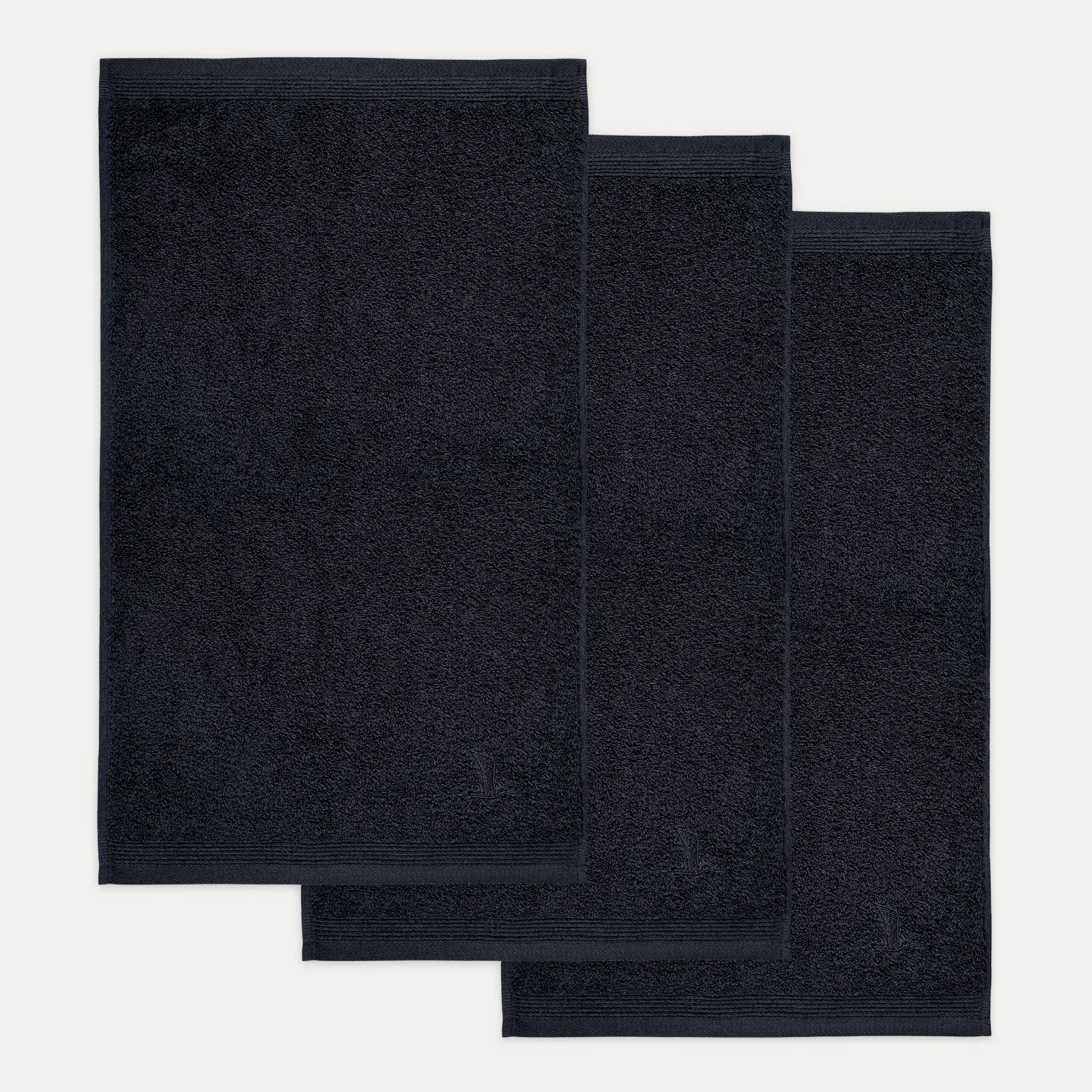 MÖVE Handtuchsets|Gästehandtücher-Superwuschel Gästetuchset 3-TLG(black)
