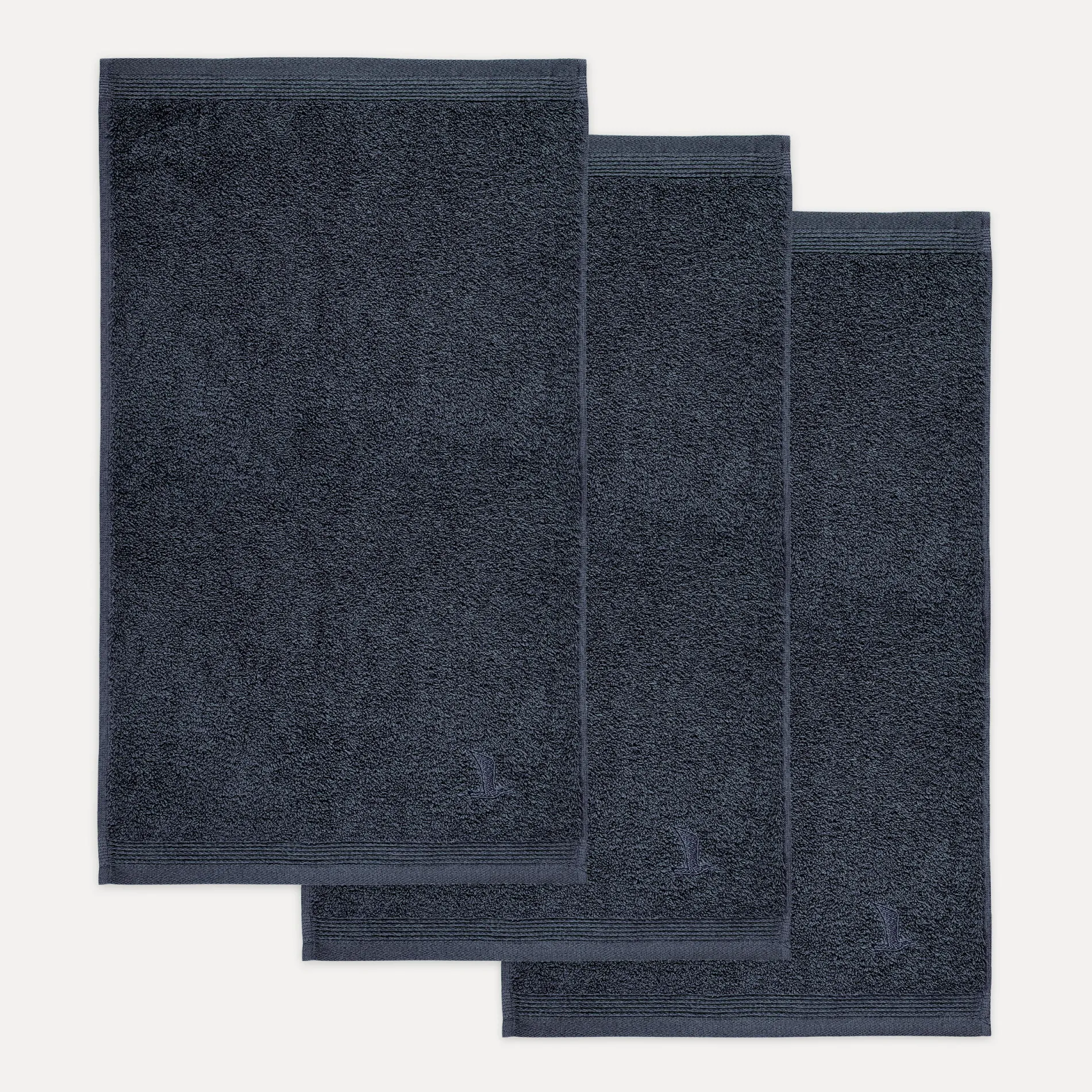 MÖVE Handtuchsets|Gästehandtücher-Superwuschel Gästetuchset 3-TLG(dark grey)