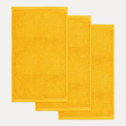 MÖVE Handtuchsets|Gästehandtücher-Superwuschel Gästetuchset 3-TLG(gold)