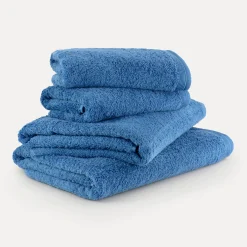 MÖVE Handtuchsets-Superwuschel Handtuchset 4-TLG(cornflower)