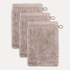 MÖVE Handtuchsets|Waschhandschuhe-Superwuschel Waschhandschuhset 3-TLG(cashmere)