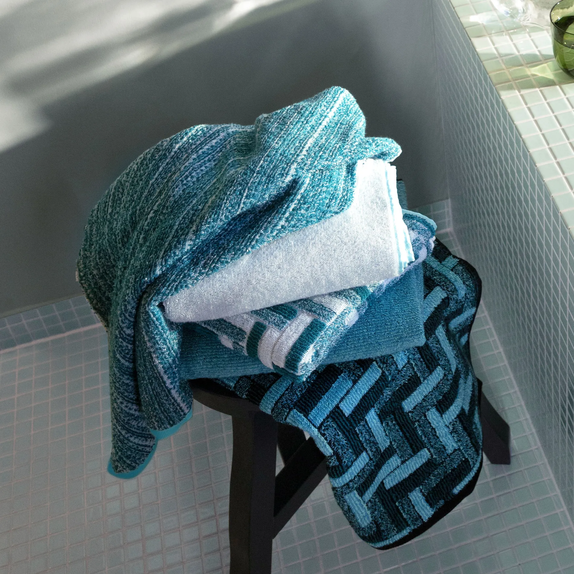 MÖVE Handtücher-Tide Handtuch 50X100 cm(deep lake/turquoise)