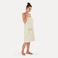 Damen MÖVE Damen|Saunabademäntel-Wellness Sarong Gr. 40/48(nature)