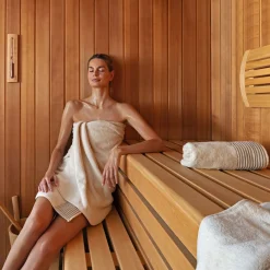 MÖVE Saunatücher-Wellness Saunatuch 80X200 cm(nature)
