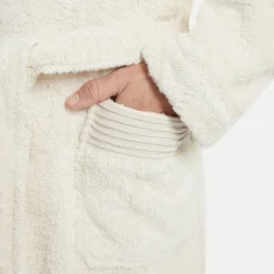 Damen MÖVE Damen|Herren-Wellness Schalkragenmantel beige(nature)