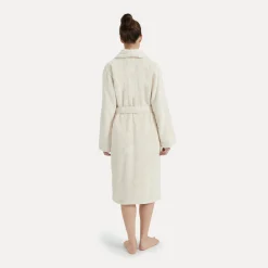 Damen MÖVE Damen|Herren-Wellness Schalkragenmantel beige(nature)